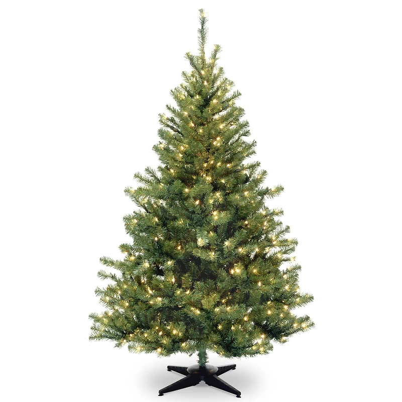 6ft. Pre-Lit Kincaid Spruce Full Artificial Christmas Tree, Clear Lights