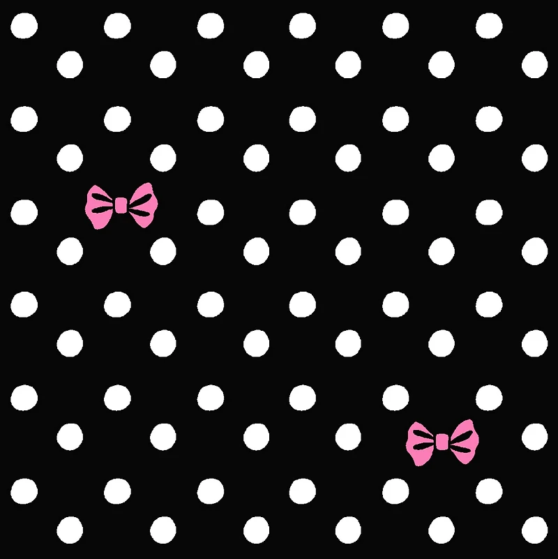 Springs Creative Black Ditzy Bow Dots Quilting Fabric