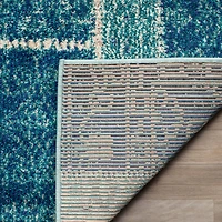 Monaco Scroll Block 4' X 5'-7" Area Rug