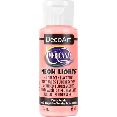 Americana® Neon Lights™ Fluorescent Acrylic Paint