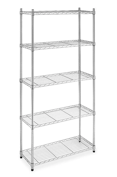 Whitmor Supreme 5 Tier Shelving, Chrome