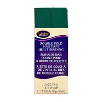 7/8" Jungle Green Double Fold Bias Tape Quilt Binding - 3 Yards