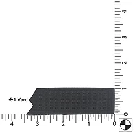 Black Non-Roll Elastic By Loops & Threads®