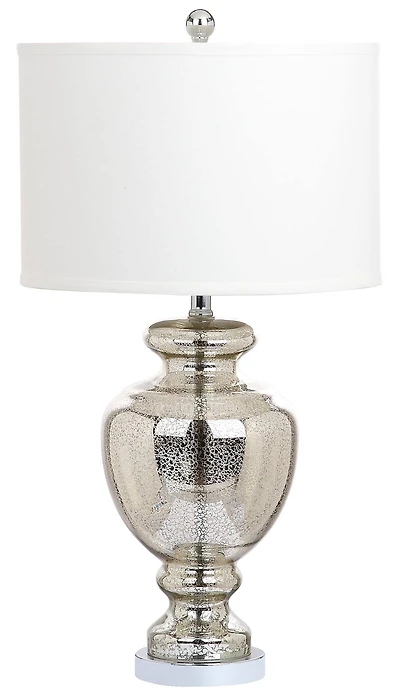 Morocco Glass Lamp in Mercury