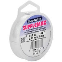 12 Pack: Beadalon® Supplemax™ Monofilament Illusion Cord, Clear, 0.3mm