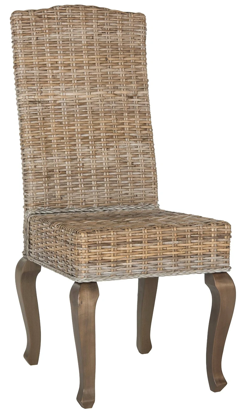 Milos Dining Chair Set of 2 in Grey