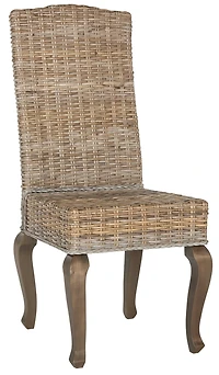 Milos Dining Chair Set of 2 in Grey