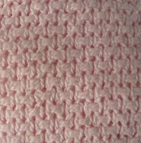 Mini Afghan Throw Blanket, Baby Pink Pastel