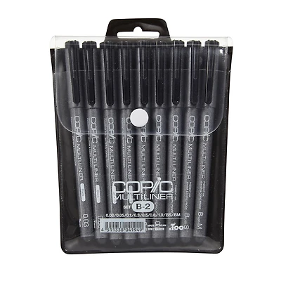 Copic® Black Multiliner B-2 Pen Set