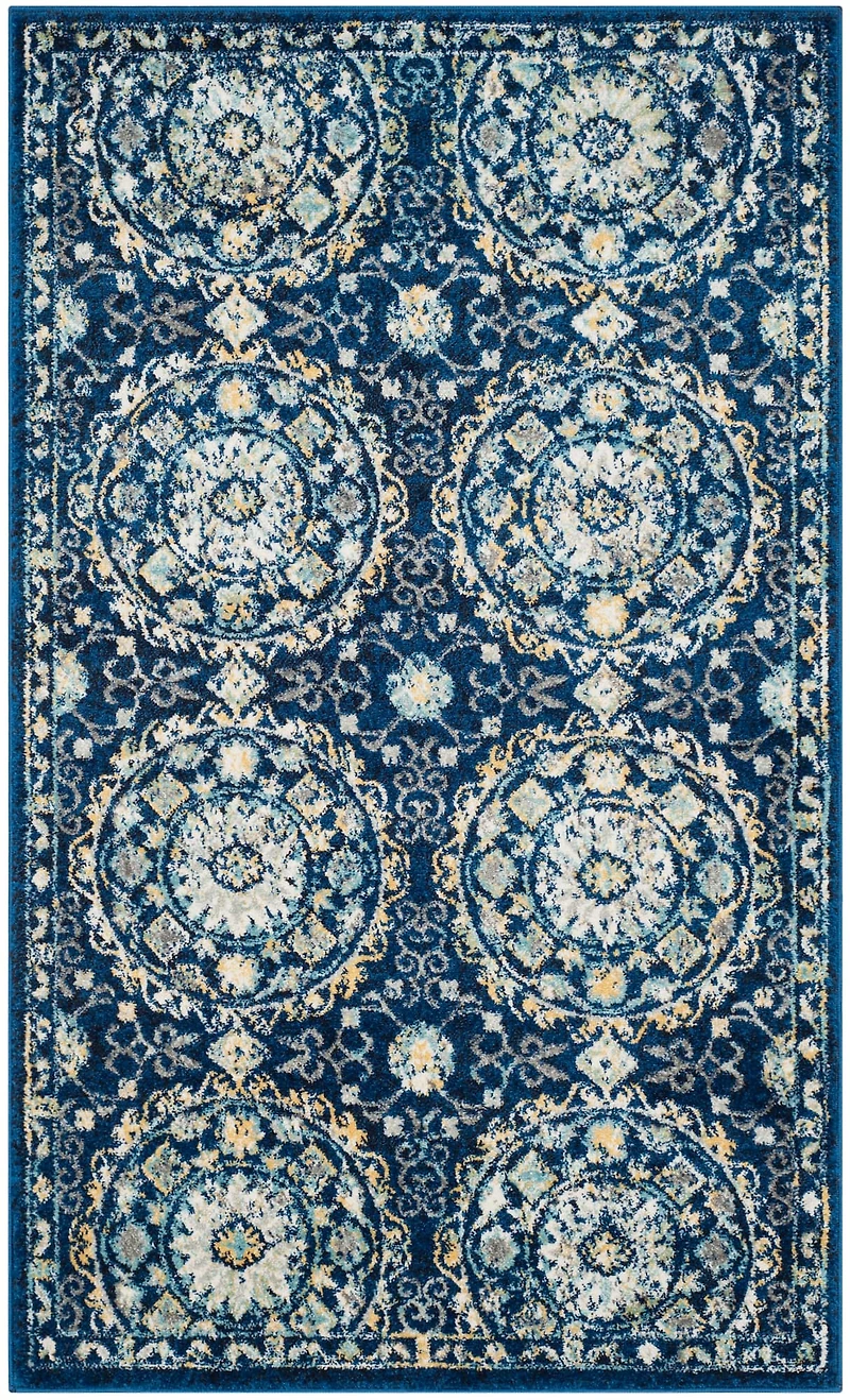 Evoke Circle Medallion 3' X 5' Area Rug
