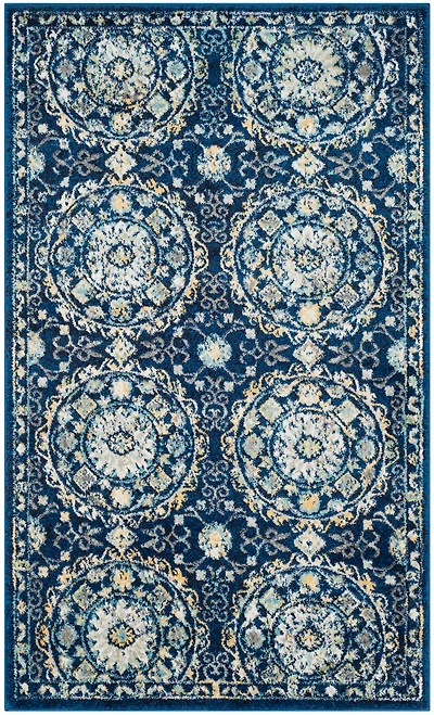 Evoke Circle Medallion 3' X 5' Area Rug