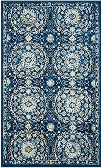 Evoke Circle Medallion 3' X 5' Area Rug