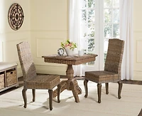 Milos Dining Chair Set of 2 in Grey