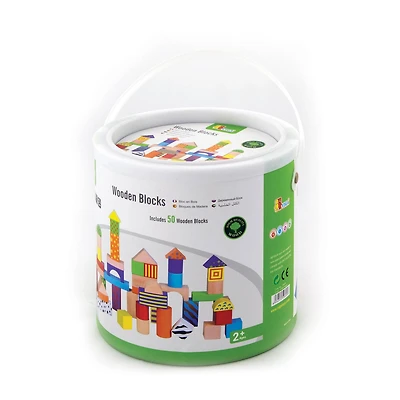 Wooden Blocks, 50 Pieces