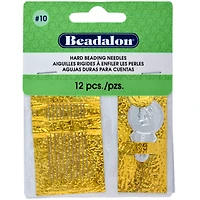 Beadalon® Hard Beading Needles, Size 10