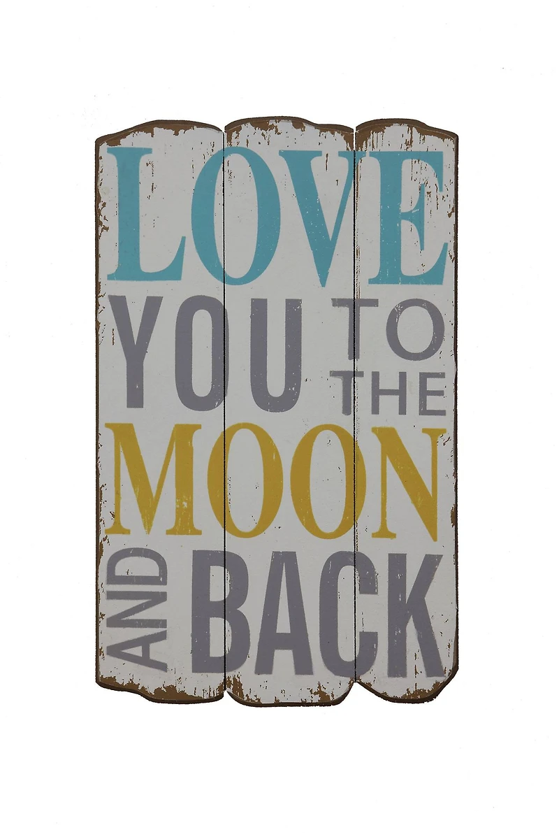 Hello Honey® Love You to the Moon and Back" Wall Décor