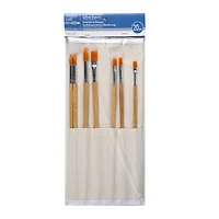 Long Handle Gold Synthetic Paintbrush Set By Artist's Loft® Necessities™