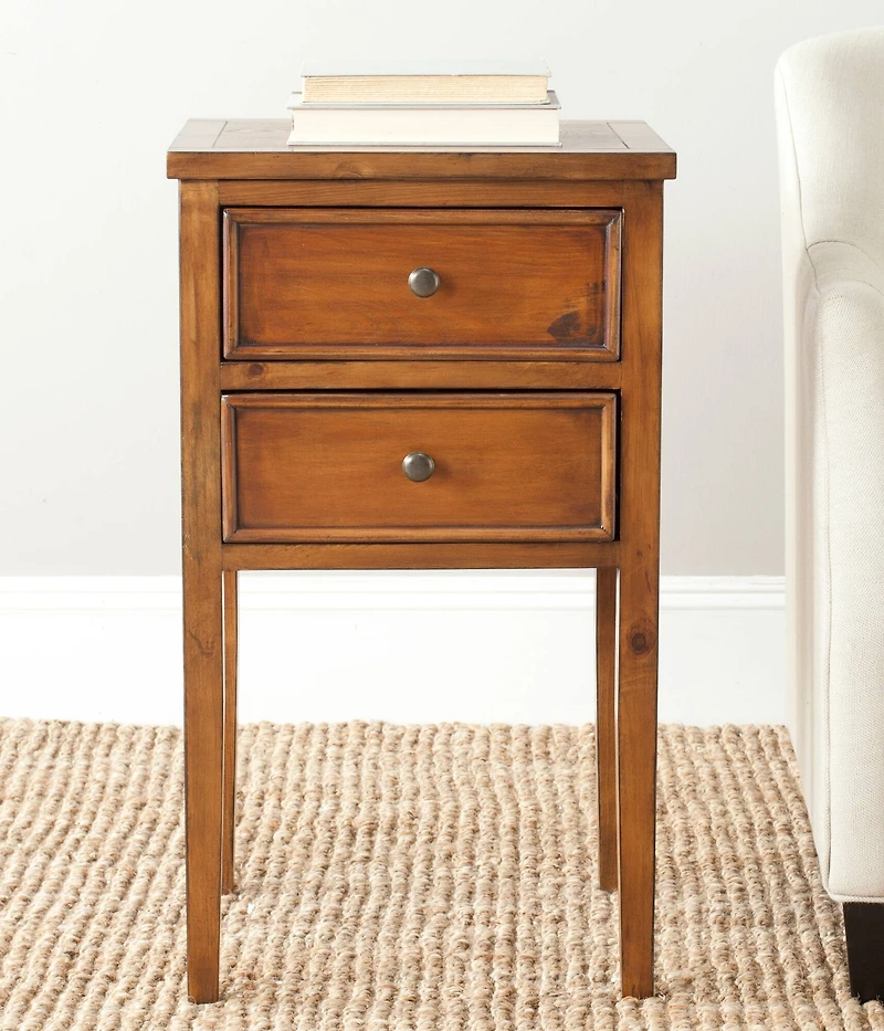 Toby End Table in Brown