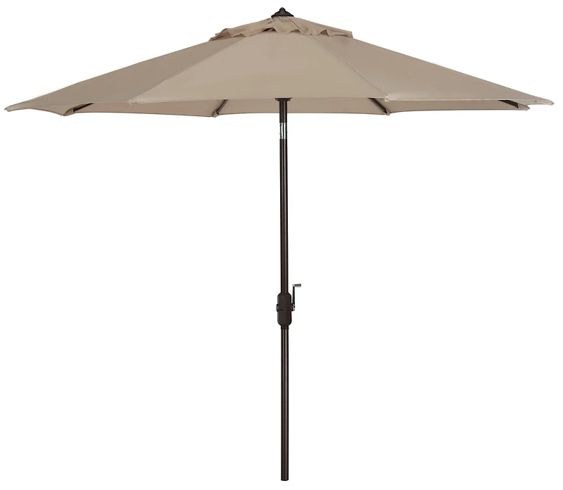 Ortega 9 Ft Crank Umbrella in Beige