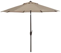 Ortega 9 Ft Crank Umbrella in Beige