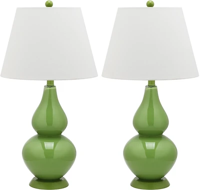Cybil Double Gourd Table Lamp Set in