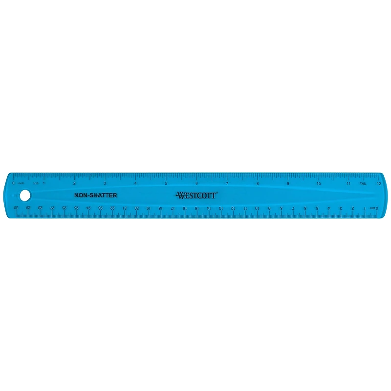 Assorted Westcott® Translucent Shatterproof Ruler