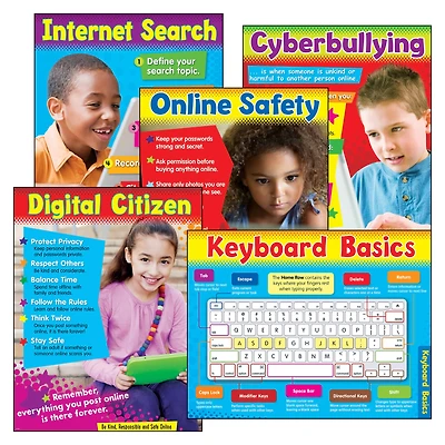 Technology Primary Learning Charts Combo Pack, Set of 5