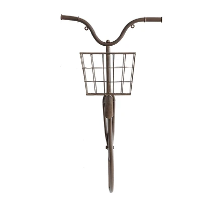 Hello Honey® Iron Bike Wall Décor with Basket