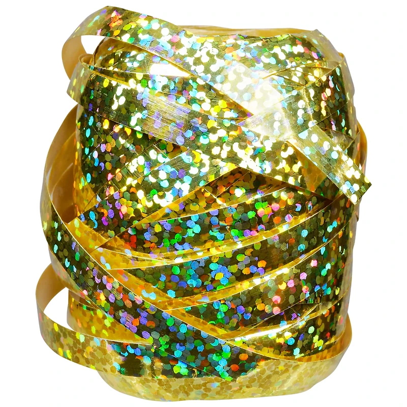 66ft. Holographic Gold Ribbon Keg By Celebrate It™