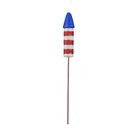 12.5" Red White & Blue Striped Firecracker Pick