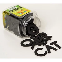 Dowling Magnets Foam Fun Uppercase Black Magnet Letters