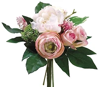 Pink & Cream Peony, Rose & Lilac Bouquet