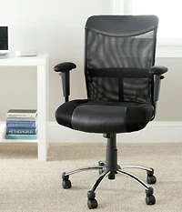 Bernard Desk Chair in Black