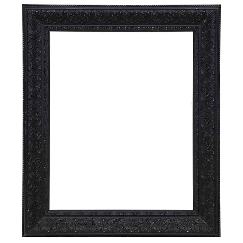 Wide Black Washed Open Back Frame, 16" x 20" By Studio Décor®