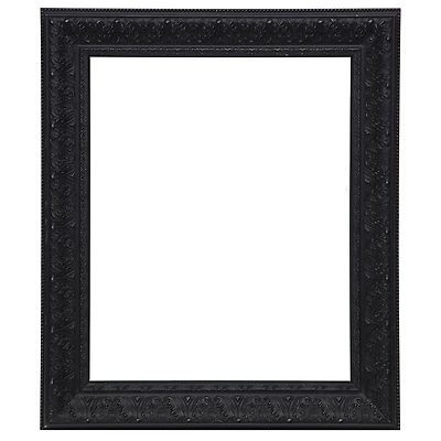 Wide Black Washed Open Back Frame, 16" x 20" By Studio Décor®