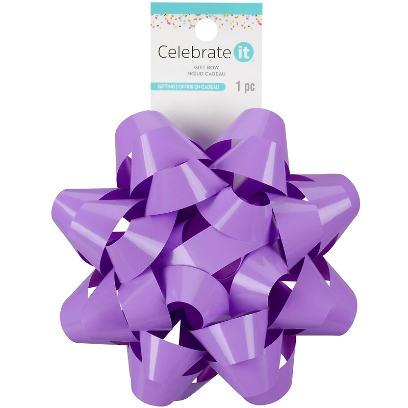 5.75" Lavender Lacquer Gift Bow by Celebrate It™
