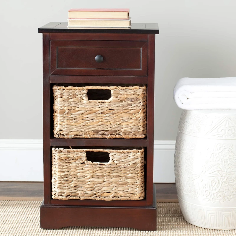 Carrie Side Table in Dark Cherry