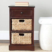 Carrie Side Table in Dark Cherry
