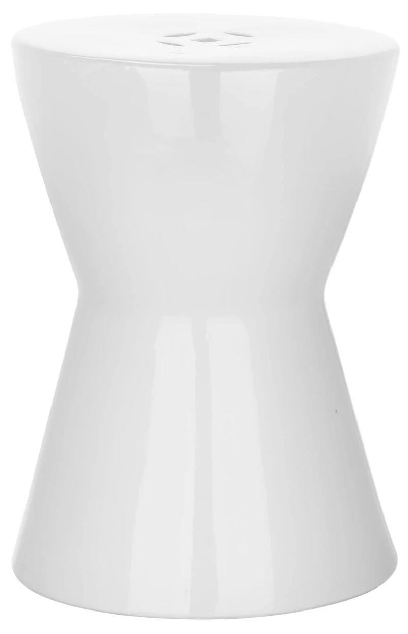 Liana Garden Stool in White