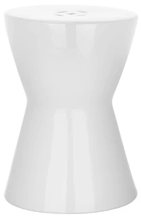 Liana Garden Stool in White