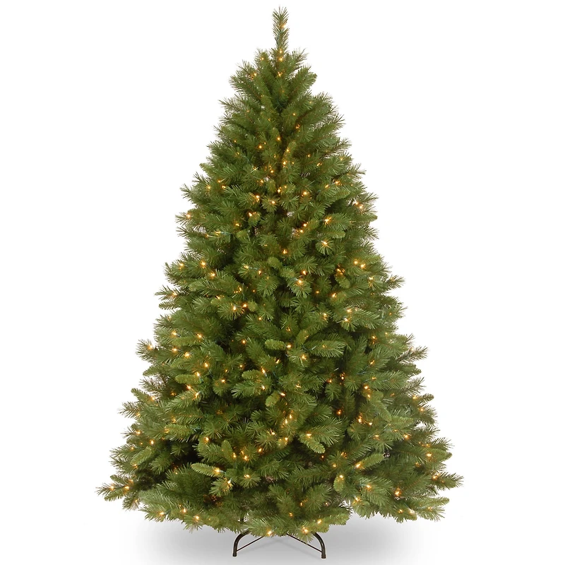 7.5 ft. Pre-lit Winchester Pine Pine Full Artificial Christmas Tree, Clear Lights