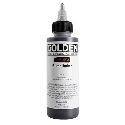 Golden® Matte Fluid Acrylic