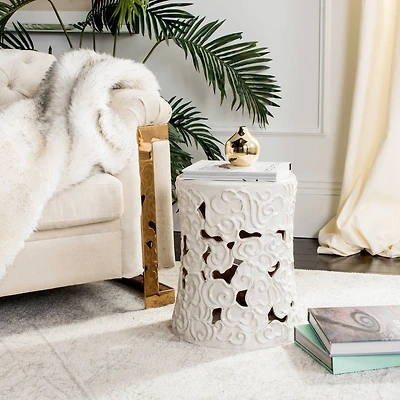 Cloud Garden Stool in White