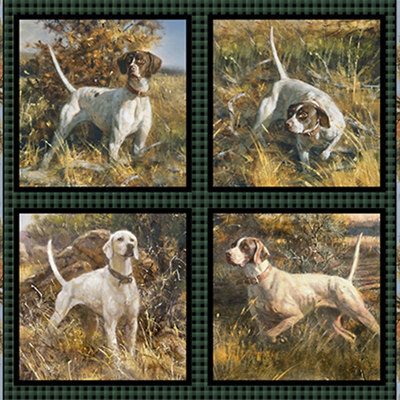 Wild Wings Point North Pillow Panel Cotton Fabric