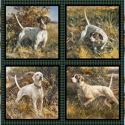 Wild Wings Point North Pillow Panel Cotton Fabric