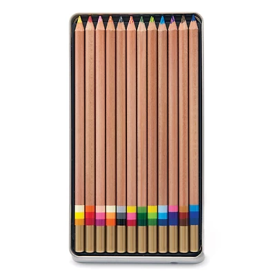 Koh-I-Noor Tri-Tone® Colored Pencil 12 Color Tin Set
