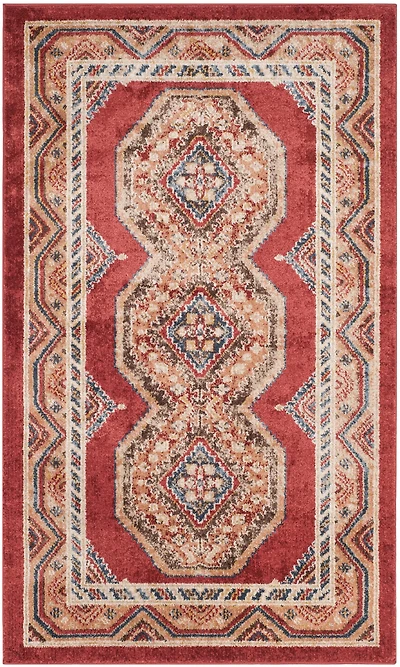 Bijar Border Diamond 4' X 6' Area Rug