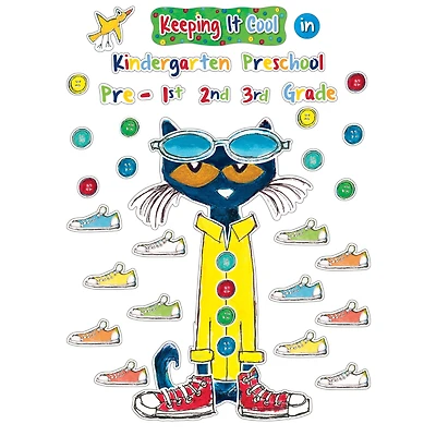 Pete the Cat® Keeping It Cool In Bulletin Board Set