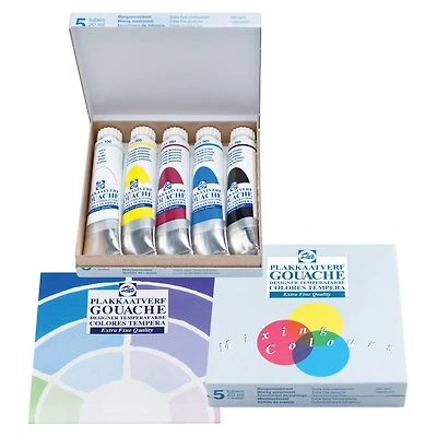 Royal Talens Gouache Extra Fine 5 Color Mixing Set