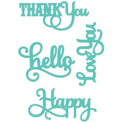 Cuttlebug® Everyday Sentiments Die Set